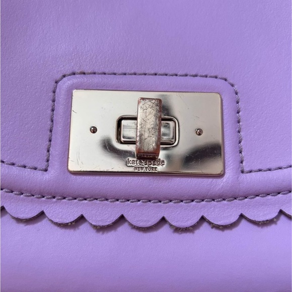 Kate Spade Seth Scalloped Lilac Crossbody - Picture 2 of 6